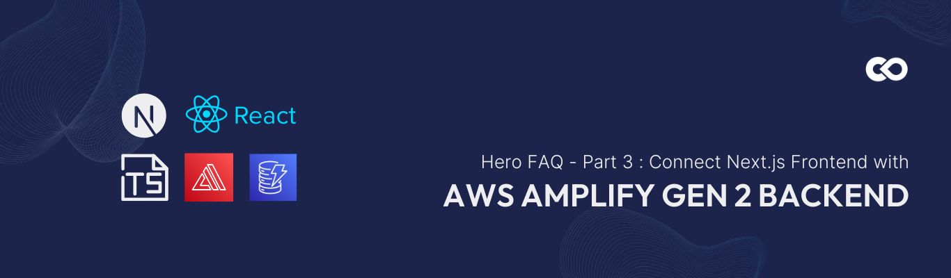 how to connect Next.js frontend with Amplify backend